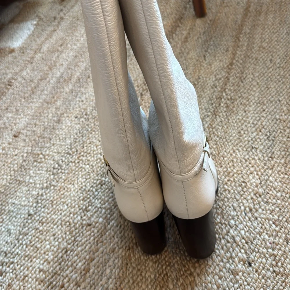 Tory Burch Banana Heel Buckle Boots